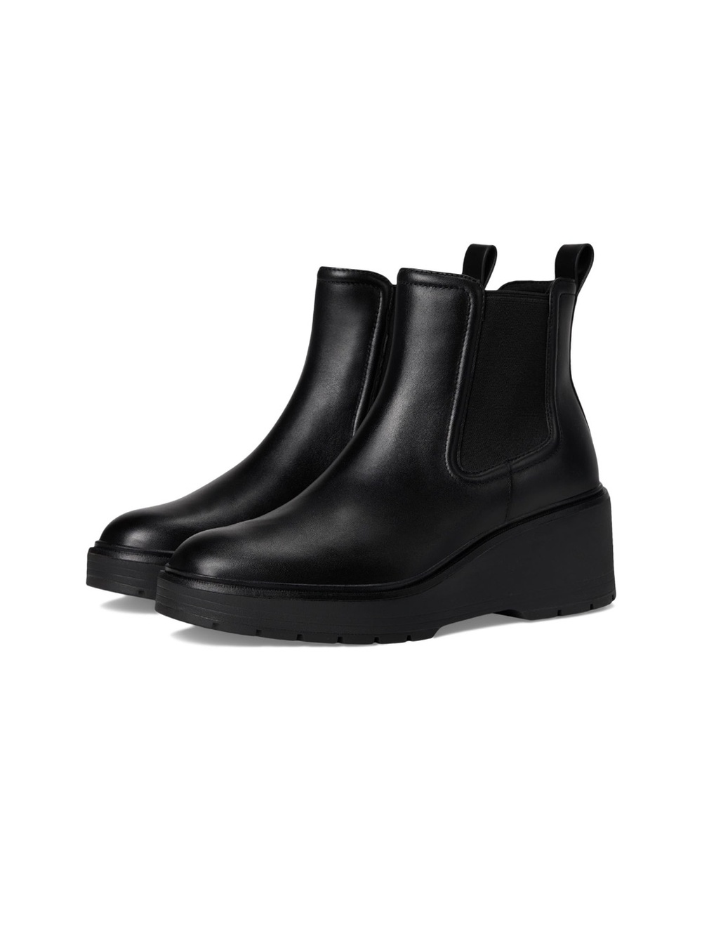 Cole Haan Women’s Boots Zerogrand Cityquest Black Waterproof Ankle Wedge 6.5